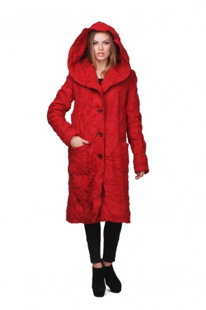 Lilo: Красное пальто с капюшоном 01757 - фото 2