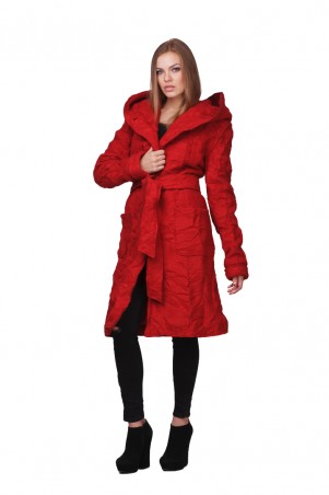 Lilo: Красное пальто с капюшоном 01757 - фото 5