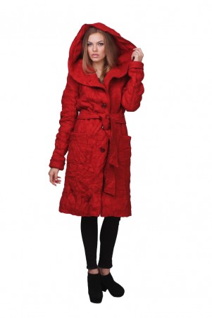 Lilo: Красное пальто с капюшоном 01757 - фото 6