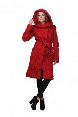 Lilo: Красное пальто с капюшоном 01757 - фото 7