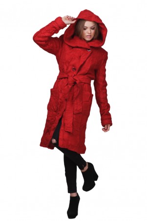 Lilo: Красное пальто с капюшоном 01757 - фото 8