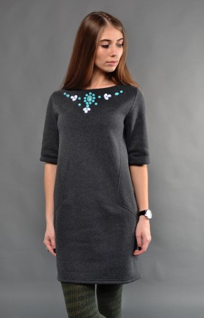 TessDress: Платье в стиле кэжуал «Претта» gray 1245 - фото 1
