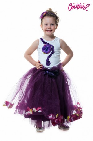 Kids Couture: Майка фиолетовый цветок 211141 - фото 1