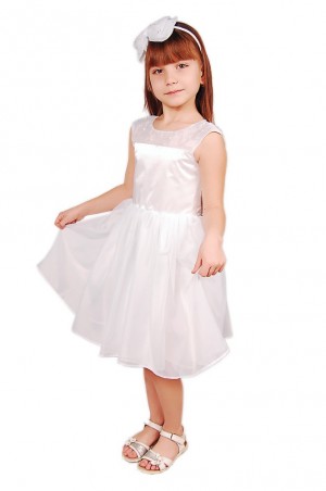 Kids Couture: Платье 15-401 белое 61101749 - фото 1