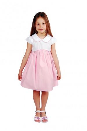 Kids Couture: Платье 2015-4 в розовый горох 61003414 - фото 1