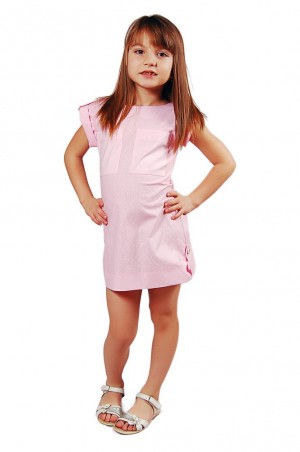 Kids Couture: Платье 2015-31 в розовый горох 61003425 - фото 1