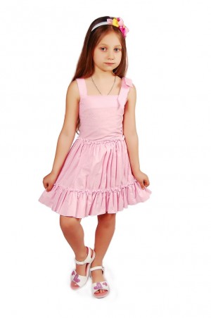 Kids Couture: Платье 2015-90 в розовый горох 61003576 - фото 1