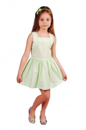 Kids Couture: Платье 15-317 в салатовый горох 61036709 - фото 2