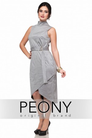 PEONY: Серое Платье Треви 210116 - фото 1