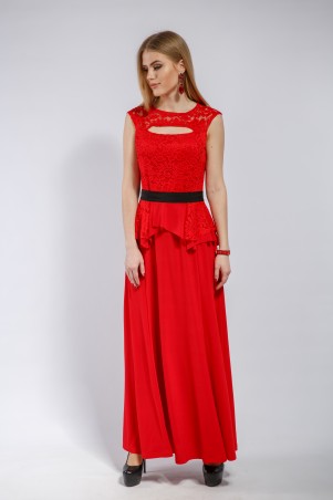 InRed: Вечернее платье "Charisma" красное 7186 - фото 5