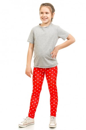 Kids Couture: Лосины красные звезды 5-001 50011003 - фото 1