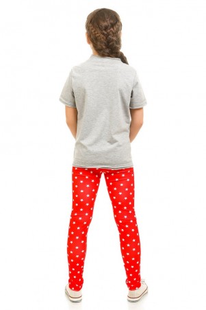 Kids Couture: Лосины красные звезды 5-001 50011003 - фото 3