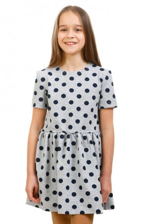 Kids Couture: Платье синий горох 16-17-1 71161711163 - фото 1