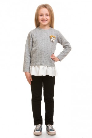 Kids Couture: Кофта косички с мишкой 71172011516 - фото 2