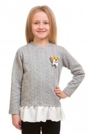 Kids Couture: Кофта косички с мишкой 71172011516 - фото 3