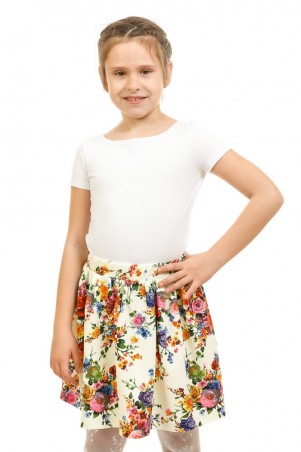 Kids Couture: Юбка молочные цветы 17-202 71172021680 - фото 2