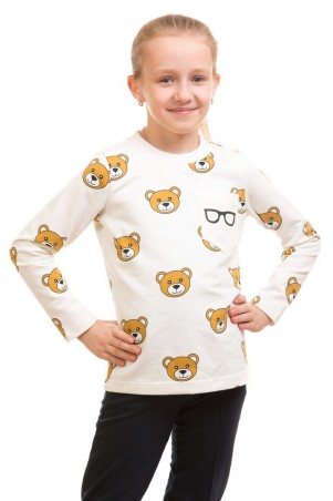 Kids Couture: Кофта 17-211 мишки карман очки 71172111639 - фото 1