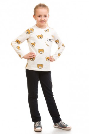 Kids Couture: Кофта 17-211 мишки карман очки 71172111639 - фото 3