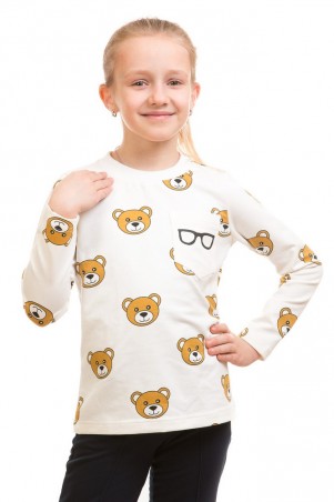 Kids Couture: Кофта 17-211 мишки карман очки 71172111639 - фото 4
