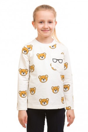 Kids Couture: Кофта 17-211 мишки карман очки 71172111639 - фото 5