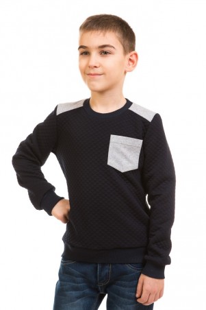 Kids Couture: Кофта 17-225 серый карман 71172251145 - фото 1