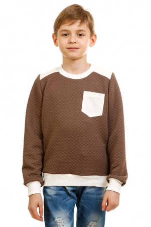 Kids Couture: Кофта 17-225 молочный карман 71172252943 - фото 1