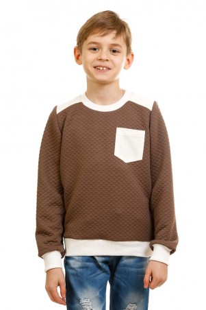 Kids Couture: Кофта 17-225 молочный карман 71172252943 - фото 2