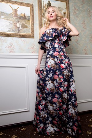 SheShine: Платье 464-BLU - фото 1