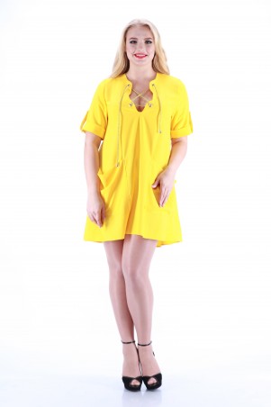 Alpama: Платье желтое SO-13013-YLW - фото 1