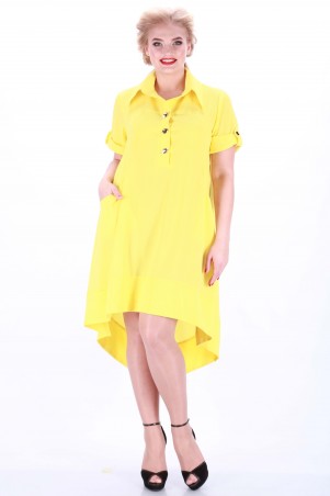 Alpama: Платье желтое SO-13038-YLW SO-13038-YLW - фото 1